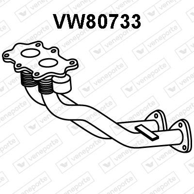 Veneporte VW80733 Exhaust pipe VW80733