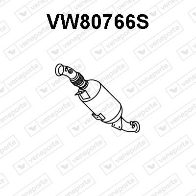 Veneporte VW80766S Diesel particulate filter DPF VW80766S