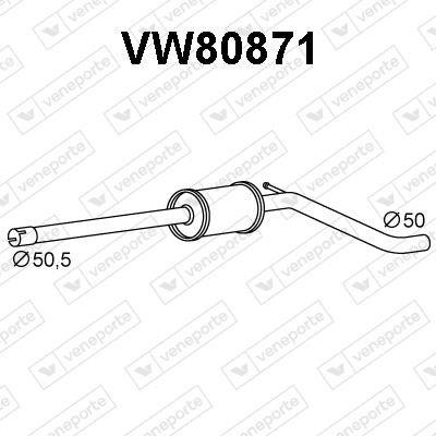 Veneporte VW80871 Resonator VW80871