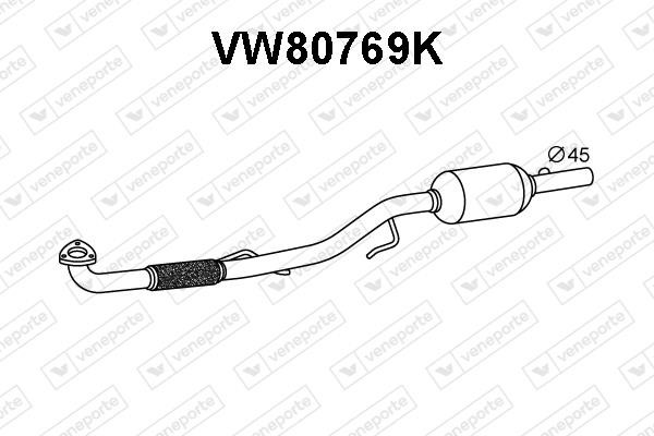 Veneporte VW80769K Catalytic Converter VW80769K