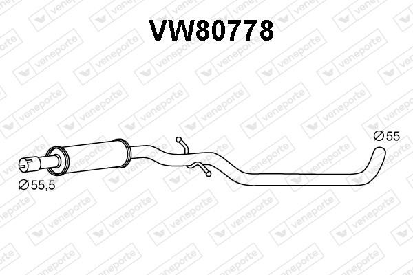 Veneporte VW80778 Shock absorber VW80778