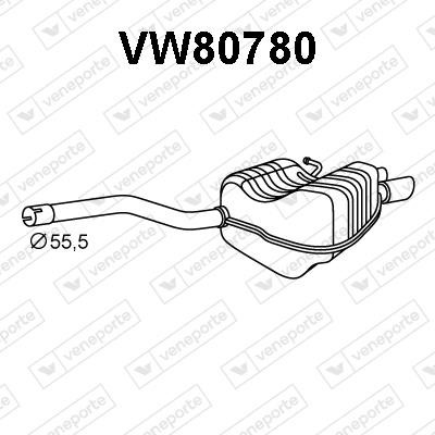 Veneporte VW80780 Shock absorber VW80780