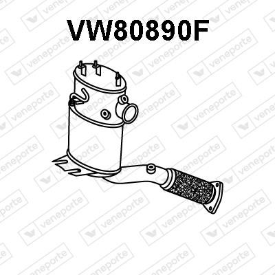 Veneporte VW80890F Diesel particulate filter DPF VW80890F