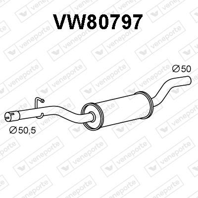 Veneporte VW80797 Shock absorber VW80797
