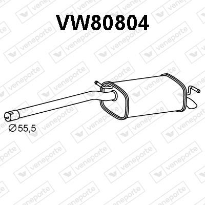 Veneporte VW80804 Shock absorber VW80804