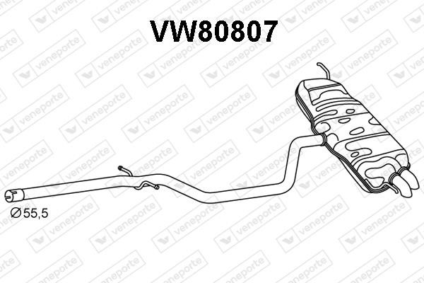 Veneporte VW80807 Shock absorber VW80807