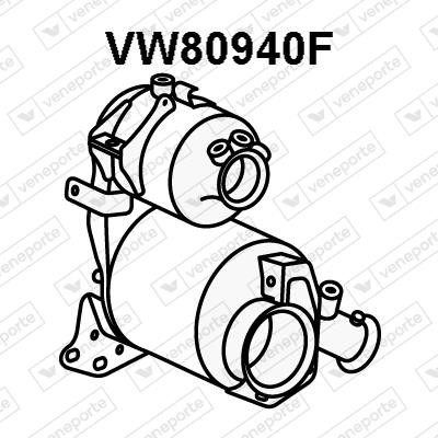 Veneporte VW80940F Diesel particulate filter DPF VW80940F