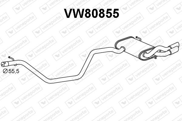 Veneporte VW80855 End Silencer VW80855