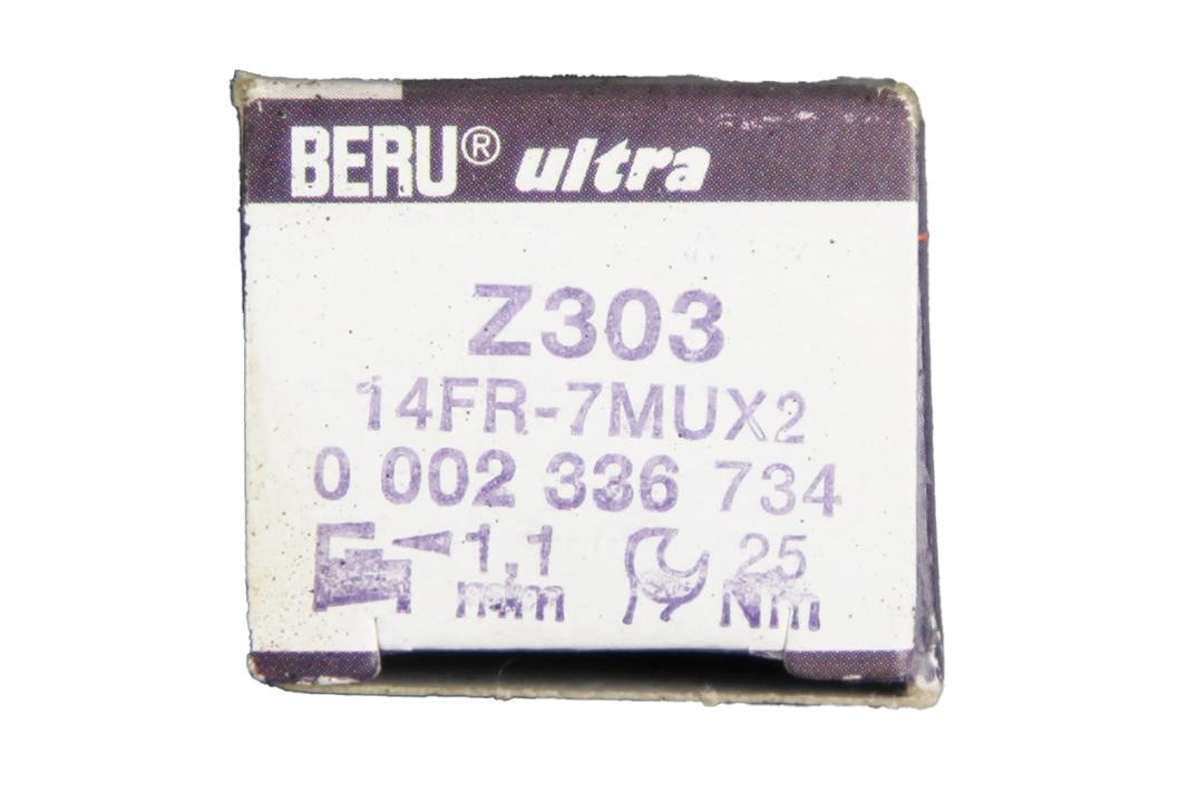 Spark plug Beru Ultra 14FR-7MUX2 Beru Z303