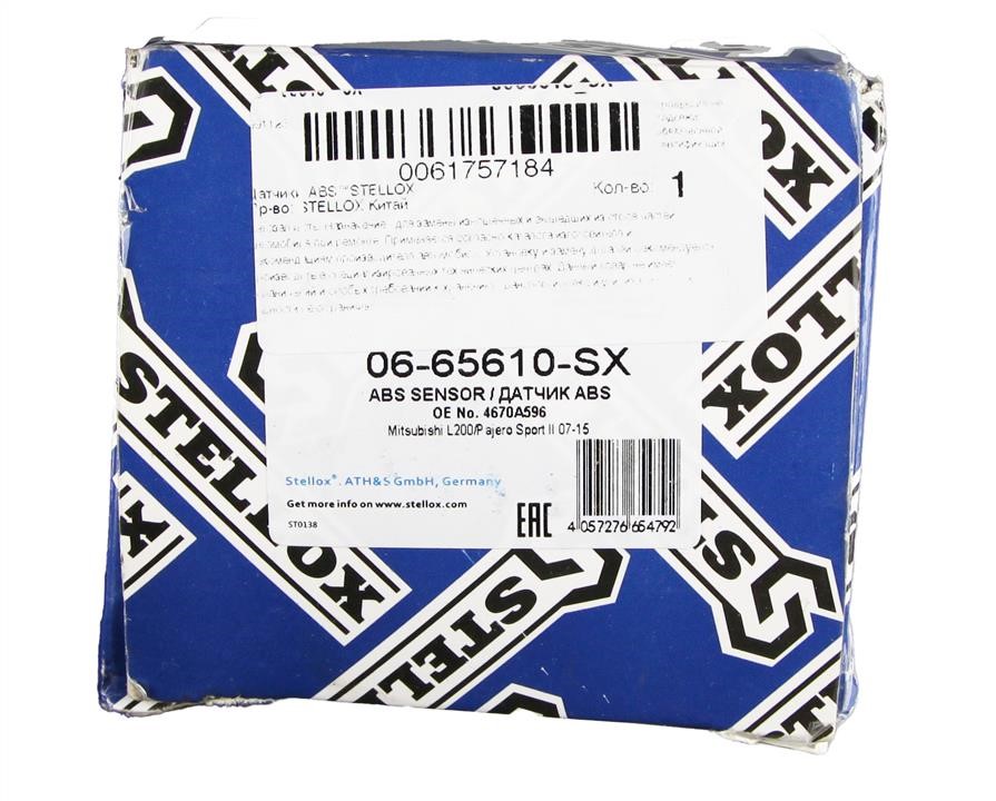 ABS Sensor Front Right Stellox 06-65610-SX