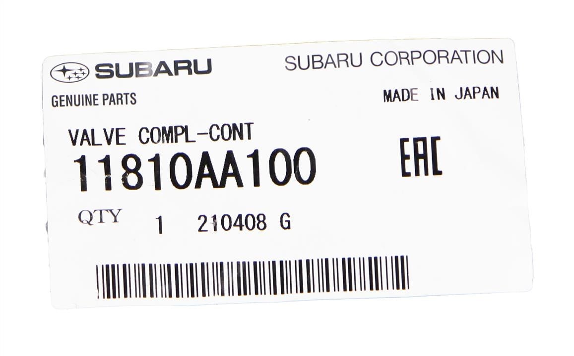 Subaru Valve, engine block breather – price 199 PLN