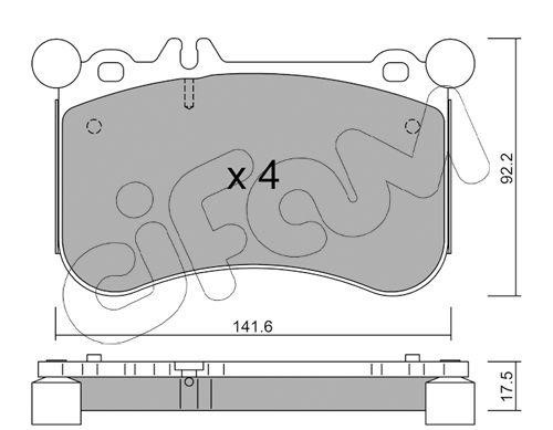 Cifam 822-1133-0 Brake Pad Set, disc brake 82211330