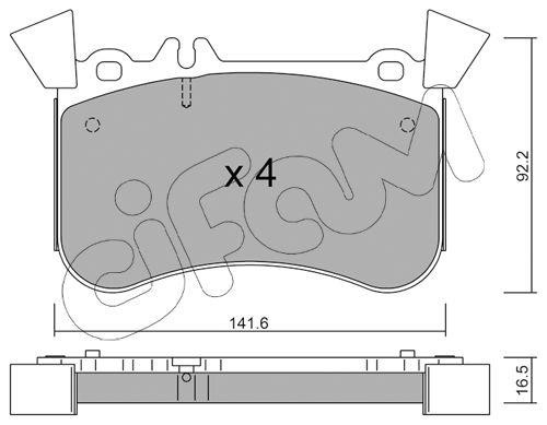 Cifam 822-1133-1 Brake Pad Set, disc brake 82211331