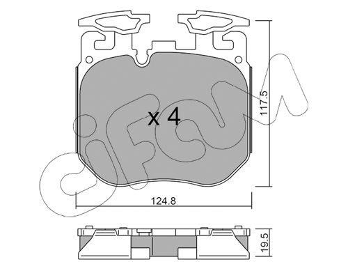 Cifam 822-1147-0 Brake Pad Set, disc brake 82211470