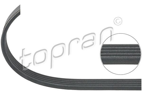 Topran 500 674 V-ribbed belt 5PK950 500674