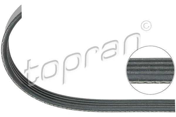 Topran 500 681 V-ribbed belt 4PK835 500681