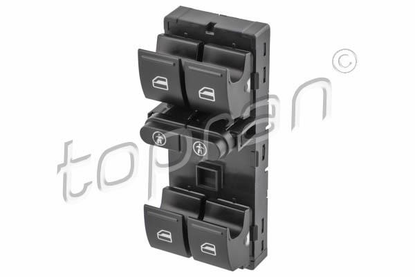 Electric window switch Volkswagen: 118018 Topran Window regulator button block
