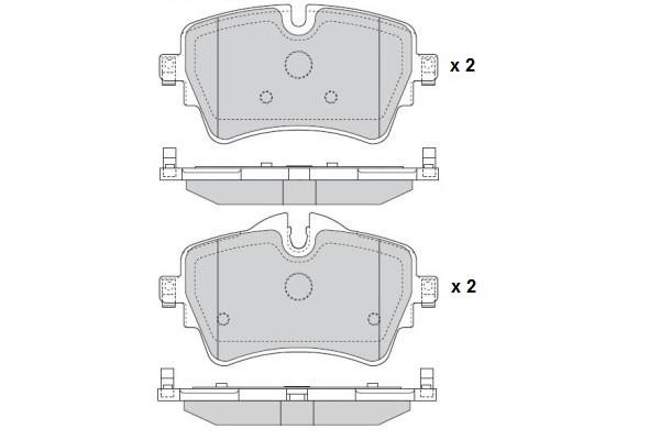 ETF 12-1583 Brake Pad Set, disc brake 121583