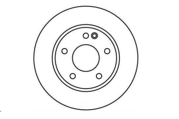 ETF 19-0112 Unventilated front brake disc 190112