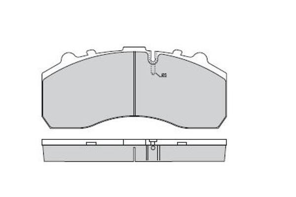 ETF 125328 Front disc brake pads, set 125328