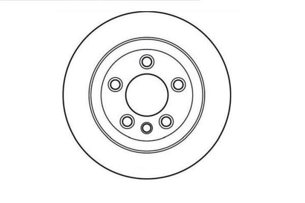 ETF 19-0021 Rear ventilated brake disc 190021