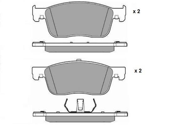 ETF 12-1699 Brake Pad Set, disc brake 121699