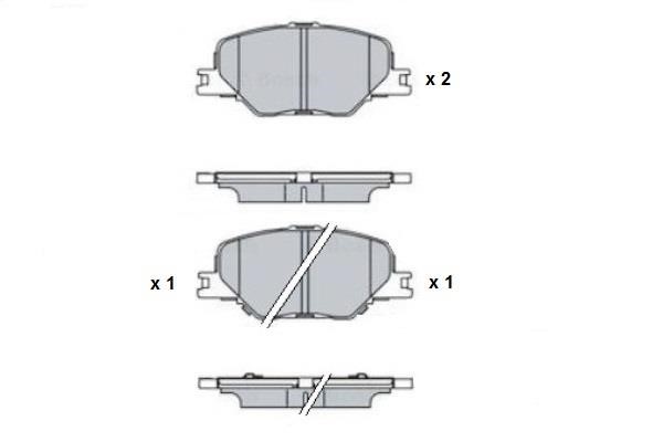 ETF 12-1765 Brake Pad Set, disc brake 121765
