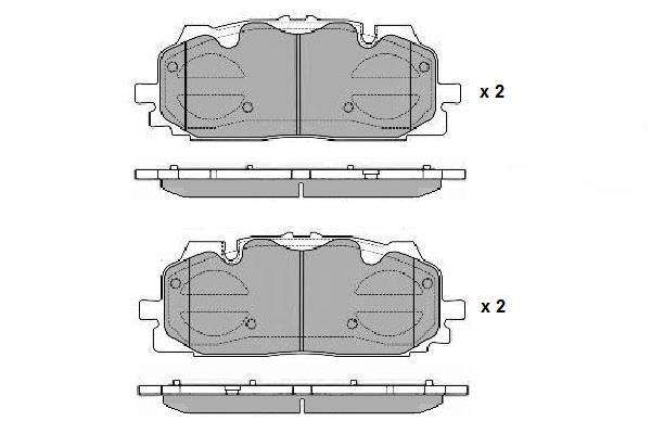 ETF 12-1678 Brake Pad Set, disc brake 121678