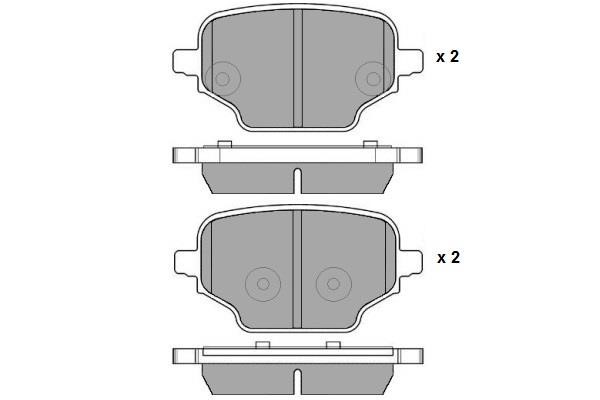 ETF 12-1777 Brake Pad Set, disc brake 121777
