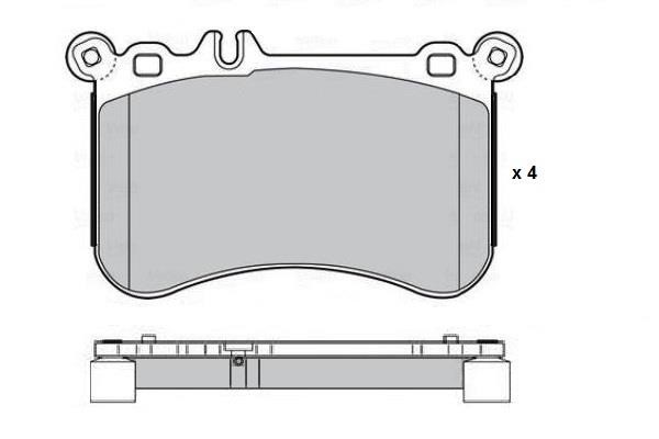 ETF 12-1736 Brake Pad Set, disc brake 121736