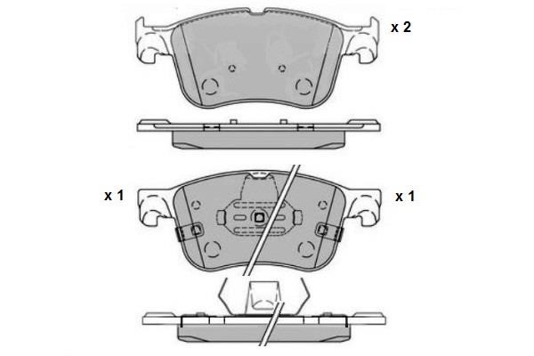 ETF 12-1770 Brake Pad Set, disc brake 121770
