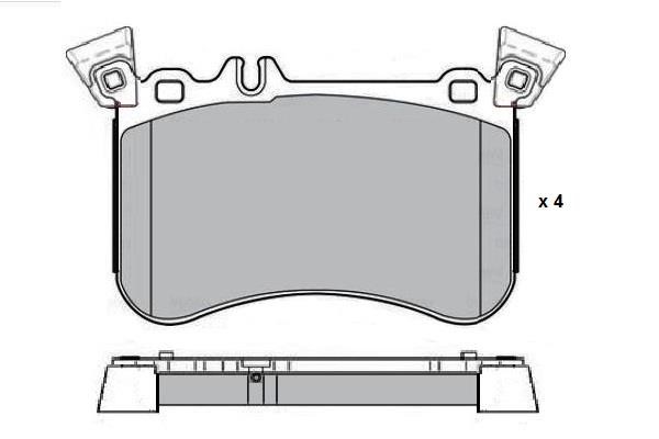 ETF 12-1737 Brake Pad Set, disc brake 121737