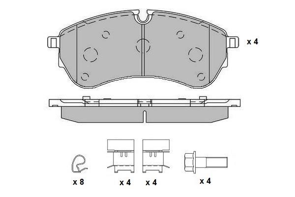 ETF 12-1759 Brake Pad Set, disc brake 121759