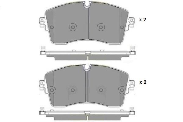 ETF 12-1734 Brake Pad Set, disc brake 121734