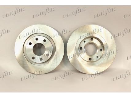 Frig air DC03.104 Unventilated front brake disc DC03104