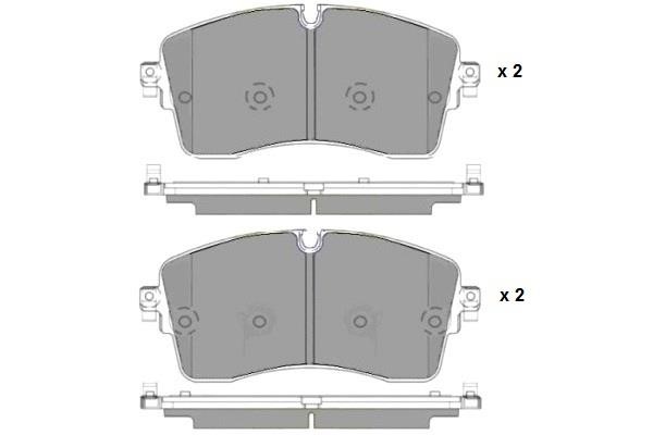ETF 12-1733 Brake Pad Set, disc brake 121733