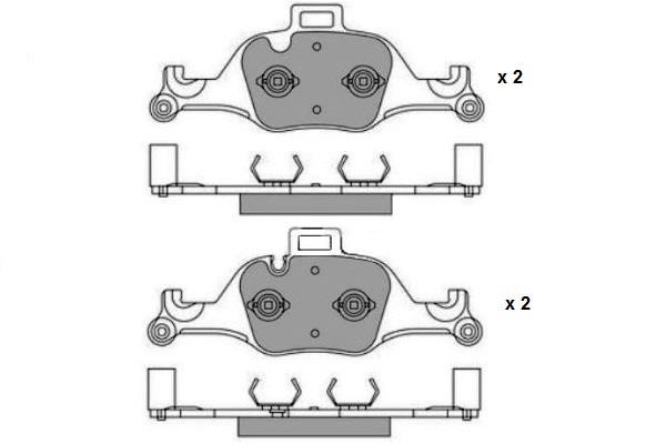 ETF 12-1753 Brake Pad Set, disc brake 121753