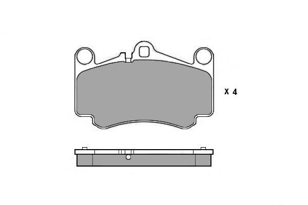 ETF 12-1729 Brake Pad Set, disc brake 121729
