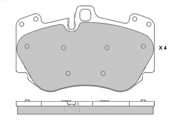 ETF 12-1783 Brake Pad Set, disc brake 121783