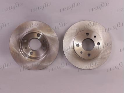Frig air DC04120 Unventilated front brake disc DC04120