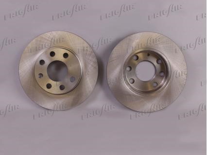 Frig air DC07108 Unventilated front brake disc DC07108