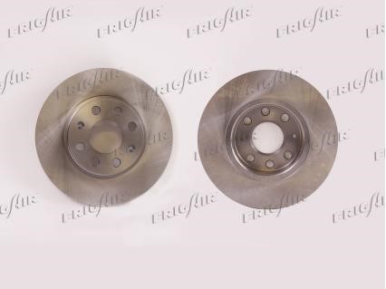 Frig air DC04.121 Unventilated front brake disc DC04121