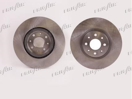 Frig air DC04.122 Unventilated front brake disc DC04122