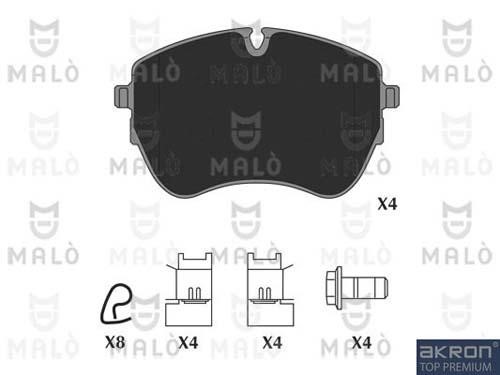 Malo 1051358 Brake Pad Set, disc brake 1051358