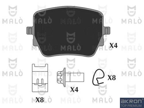 Malo 1051353 Brake Pad Set, disc brake 1051353
