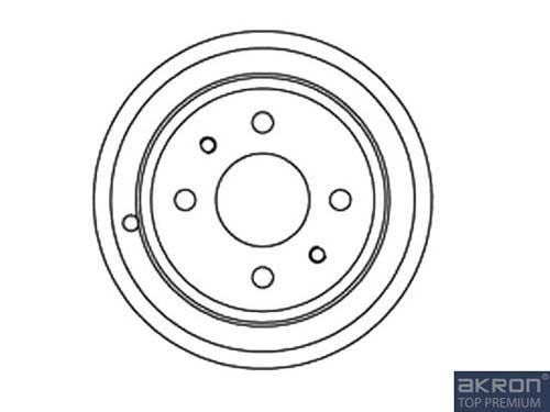 Malo 1120018 Brake drum 1120018