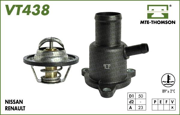 MTE-Thomson VT43889 Thermostat, coolant VT43889