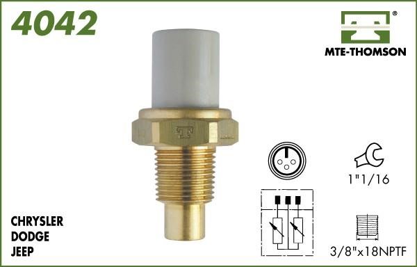 MTE-Thomson 4042 Sensor, coolant temperature 4042