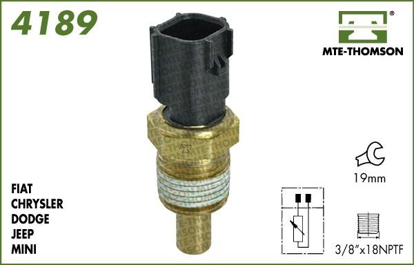 MTE-Thomson 4189 Sensor, coolant temperature 4189