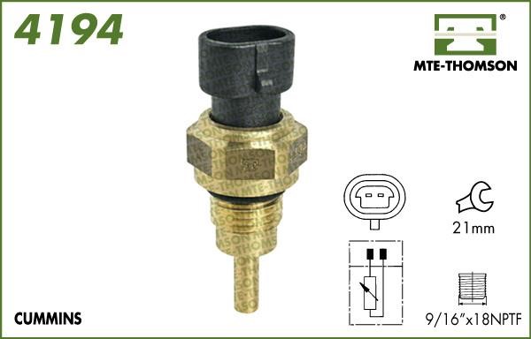 MTE-Thomson 4193 Sensor, coolant temperature 4193
